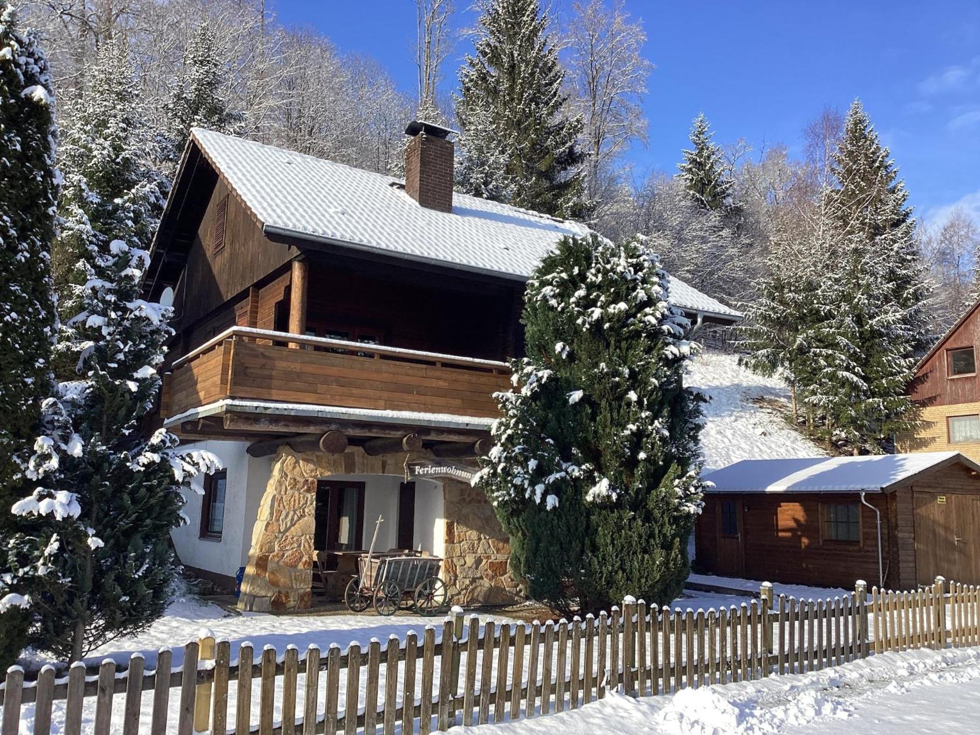 Detached Holiday Residence In The Wonderfully Beautiful Harz Kamschlacken Extérieur photo